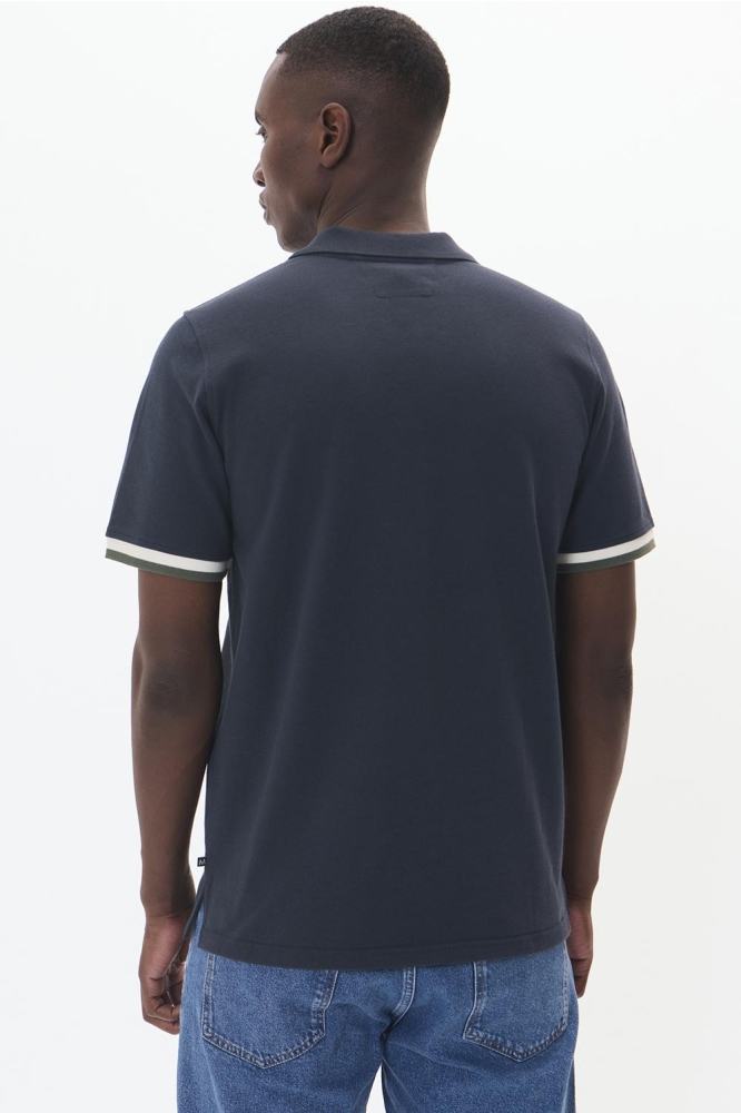 MASCOUT POLO STRIPE 30207857 194011 DARK NAVY